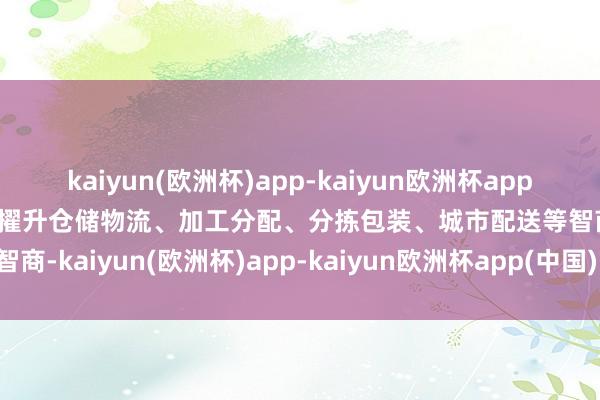 kaiyun(欧洲杯)app-kaiyun欧洲杯app(中国)官方网站-登录入口擢升仓储物流、加工分配、分拣包装、城市配送等智商-kaiyun(欧洲杯)app-kaiyun欧洲杯app(中国)官方网站-登录入口