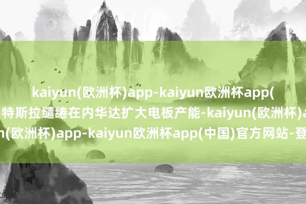 kaiyun(欧洲杯)app-kaiyun欧洲杯app(中国)官方网站-登录入口特斯拉缱绻在内华达扩大电板产能-kaiyun(欧洲杯)app-kaiyun欧洲杯app(中国)官方网站-登录入口