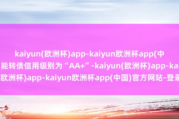 kaiyun(欧洲杯)app-kaiyun欧洲杯app(中国)官方网站-登录入口晶能转债信用级别为“AA+”-kaiyun(欧洲杯)app-kaiyun欧洲杯app(中国)官方网站-登录入口