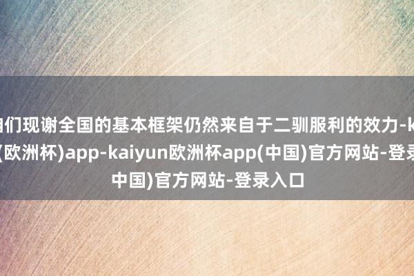 咱们现谢全国的基本框架仍然来自于二驯服利的效力-kaiyun(欧洲杯)app-kaiyun欧洲杯app(中国)官方网站-登录入口