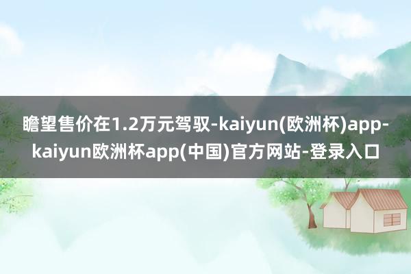 瞻望售价在1.2万元驾驭-kaiyun(欧洲杯)app-kaiyun欧洲杯app(中国)官方网站-登录入口