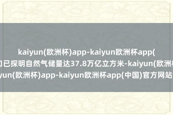 kaiyun(欧洲杯)app-kaiyun欧洲杯app(中国)官方网站-登录入口已探明自然气储量达37.8万亿立方米-kaiyun(欧洲杯)app-kaiyun欧洲杯app(中国)官方网站-登录入口