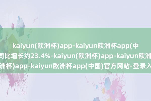 kaiyun(欧洲杯)app-kaiyun欧洲杯app(中国)官方网站-登录入口同比增长约23.4%-kaiyun(欧洲杯)app-kaiyun欧洲杯app(中国)官方网站-登录入口